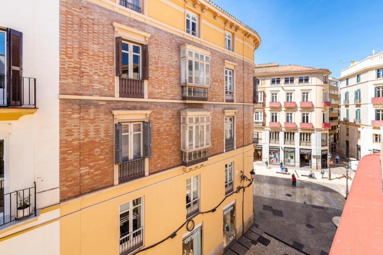 Gran Terraza Con Vistas A Calle Larios Málaga Exterior foto