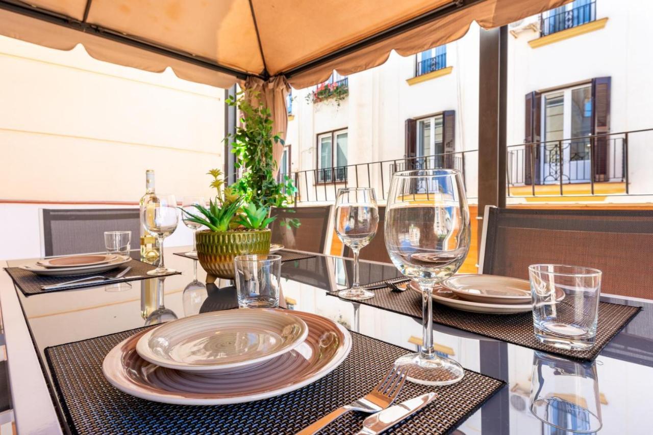 Gran Terraza Con Vistas A Calle Larios Málaga Exterior foto